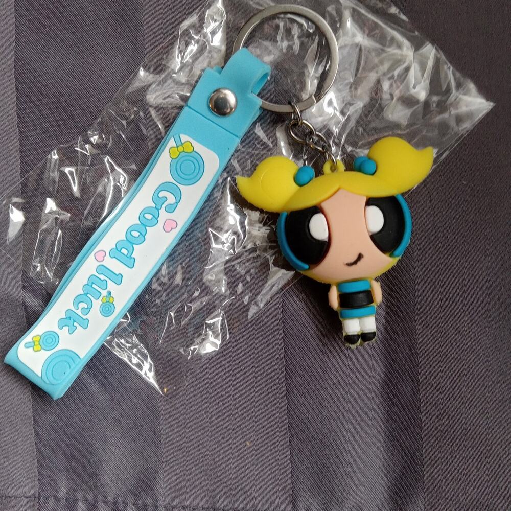The Powerpuff Girls Bubbles Keychain